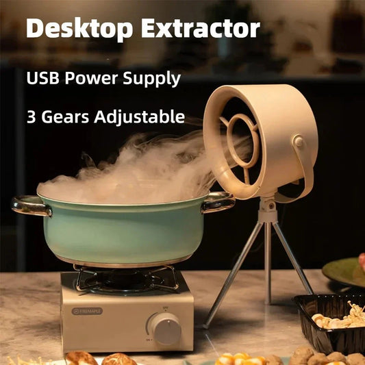 Compact Portable Kitchen Exhaust Fan with USB Power