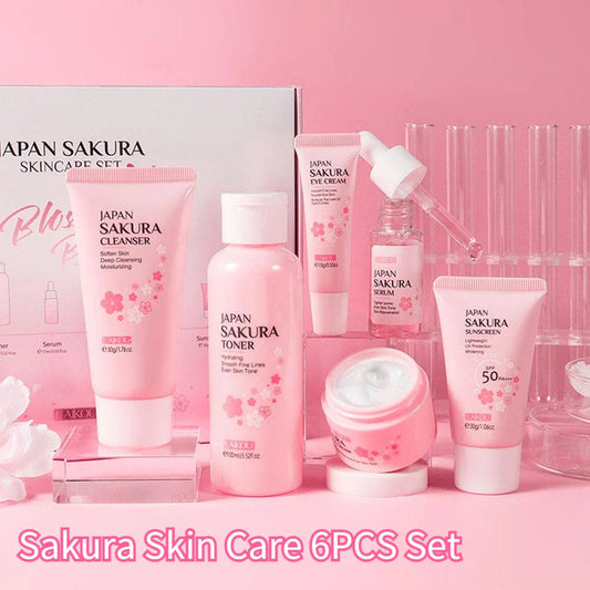 6pcs Sakura Skin Care Sets