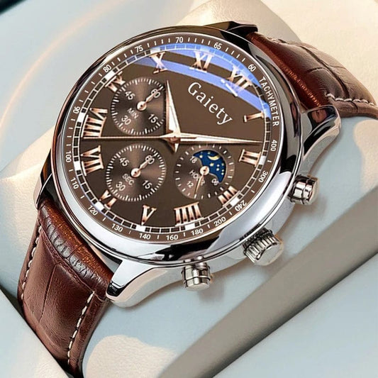 Luxury Quartz Watch: Fashion Belt, Waterproof Glow Clock, Business & Sport